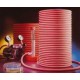 TUBE RUBBER 4X6MM FLEXIBLE RED 